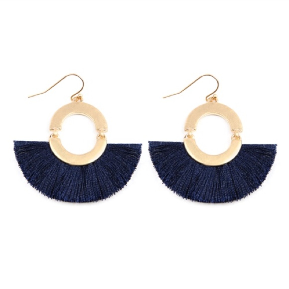 Fan Tassel Earrings